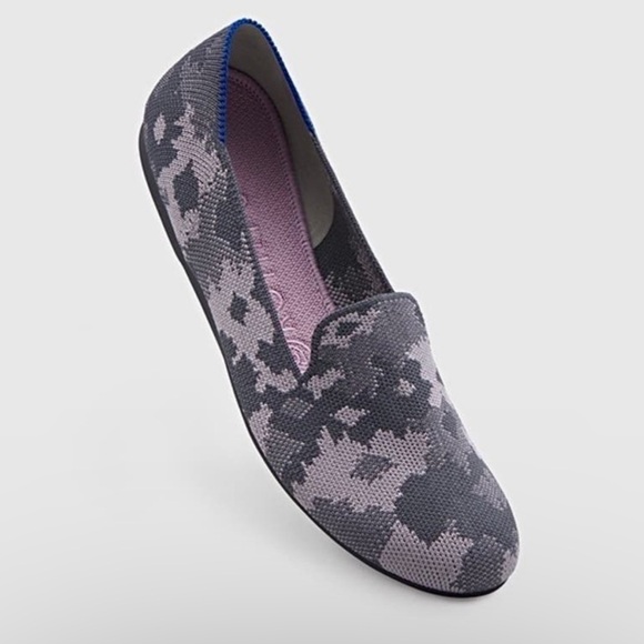 ROTHY'S Shoes - Rothy’s Grey Botanicamo Loafer Camo Knit Flats Shoes Gray Mule Ballet Shoes